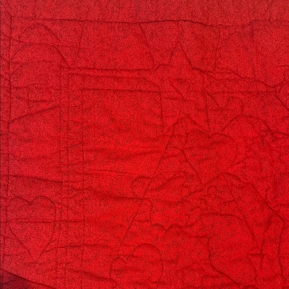 Quilt Throw Colorful Santa and Christmas Tree Holiday Throw